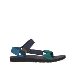 Buty do chodzenia męskie Teva Original Universal. Niebieskie buty trekkingowe męskie Teva, z gumy, bez zapięcia, trekkingowe. Za 398.00 zł.
