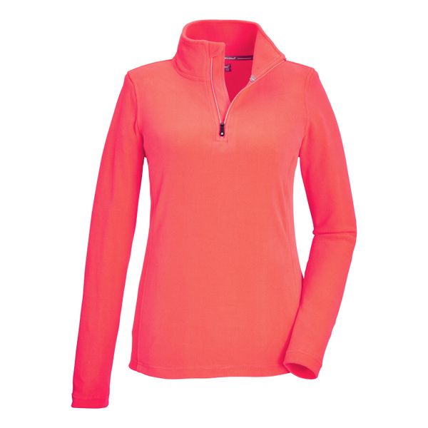 Bluza damska Killtec KSW 101 WMN FLC SHRT. Brązowe bluzy bez kaptura damskie KILLTEC, z polaru. Za 149.99 zł.