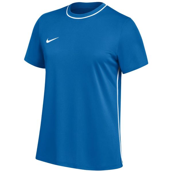 Koszulka damska Nike Dri-Fit Park 26. Niebieskie bluzki damskie Nike, l, bez wzorów, z poliesteru, bez kołnierzyka. Za 66.99 zł.