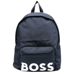 Plecak, BOSS Logo Backpack J20372-849, pojemność: 15 L. Niebieskie plecaki damskie Boss, bez wzorów. W wyprzedaży za 358.40 zł.