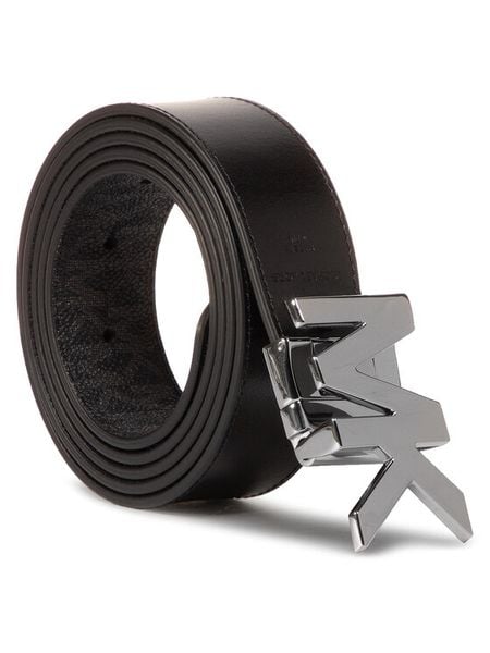 MICHAEL Michael Kors Pasek Męski 34Mm Ctfr Mk Buckle Belt 39H9LBLY1U Czarny. Czarne paski męskie MICHAEL Michael Kors, bez wzorów, ze skóry. Za 549.99 zł.