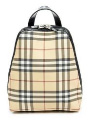 Burberry Plecak w kolorze beżowo-czarnym - 22 x 26 x 10 cm rozmiar: onesize. Brązowe plecaki damskie Burberry, bez wzorów, z materiału. Za 3,145.99 zł.