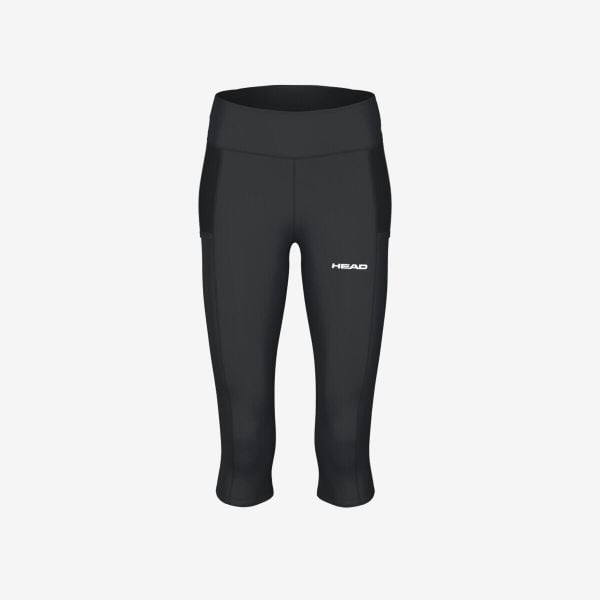 Legginsy 3/4 damskie POWER. Czarne legginsy damskie HEAD, s, bez wzorów. W wyprzedaży za 210.00 zł.