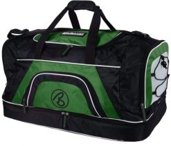 BRUBAKER Torba Sportowa 52L z Komorą na Buty i Mokre Rzeczy Czarny Zielony. Czarne torby męskie na ramię X2, bez wzorów, z materiału, na ramię, duże. Za 188.99 zł.