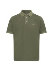 Gant Męska koszulka polo piqué Mężczyźni Bawełna zielony jednolity, XXL. Zielone koszulki polo męskie Gant, m, bez wzorów, z bawełny, bez ramiączek. Za 499.95 zł.