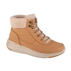 Buty do chodzenia damskie Skechers On-the-go Stellar. Brązowe buty sportowe na co dzień damskie Skechers, bez wzorów, z materiału, trekkingowe. Za 461.00 zł.