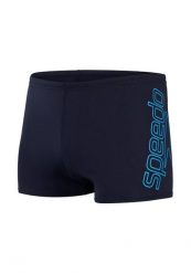 Bokserki kąpielowe męskie Speedo Boom Logo Placement. Niebieskie kąpielówki męskie Speedo, m, bez wzorów, z materiału, do pływania. Za 73.99 zł.