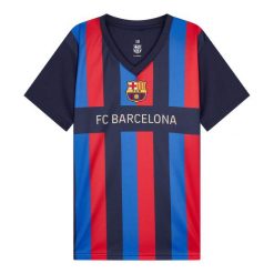 Koszulka piłkarska dla dorosłych FC Barcelona Home 22/23. Niebieskie t-shirty sportowe męskie FC Barcelona, xl, bez ramiączek, do piłki nożnej. Za 173.98 zł.