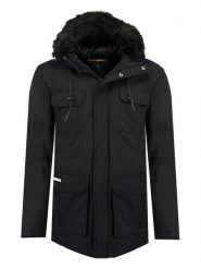 Geographical Norway Parka "Batna" w kolorze granatowym rozmiar: L. Niebieskie parki męskie Geographical Norway, l, bez wzorów. Za 210.81 zł.