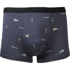 Bokserki Obcisłe, Popielate w Samochody, Bawełniane, Majtki z Elastanem -ALTIES. Szare bokserki męskie Alties, bez wzorów, z bawełny. Za 35.00 zł.