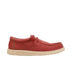 HeyDude Męskie Mokasyny Wally Stretch Canvas. Brązowe mokasyny męskie Hey dude, z materiału. Za 242.90 zł.