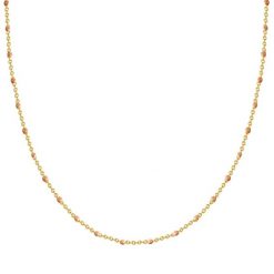 Glanzstücke München Naszyjnik srebrny srebro wysokiej próby żółte złoto Naszyjniki 1 ct Damski. Szare naszyjniki damskie Glanzstücke München, srebrne. Za 249.99 zł.