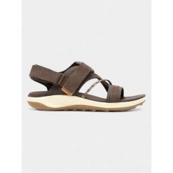 Sandały damskie Merrell Terran 4 Backstrap. Brązowe obuwie trekkingowe damskie MERRELL, bez wzorów, z materiału, bez obcasa. Za 499.00 zł.