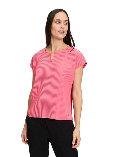 BETTY & CO Koszulka w kolorze różowym rozmiar: XXL. Różowe bluzki damskie Betty & Co., xxl, bez wzorów, bez kołnierzyka, bez ramiączek. Za 79.21 zł.
