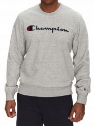 BLUZA męska CHAMPION 220727-EM021 bez kaptura szara sportowa bawełniana XXL. Szare bluzy bez kaptura męskie CHAMPION, m, z bawełny. Za 229.00 zł.