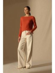 Perfect Cashmere Kaszmirowy sweter "Megan" w kolorze pomarańczowym rozmiar: XXL. Pomarańczowe swetry klasyczne damskie Perfect Cashmere, xxl, z kaszmiru, bez kołnierzyka. Za 357.63 zł.