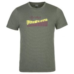 Męska koszulka outdoorowa Kilpi GIACINTO-M. Niebieskie t-shirty sportowe męskie Kilpi, m, z materiału, bez ramiączek, do biegania. Za 70.90 zł.