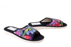METEOR 048 Bali czarny, kapcie damskie. Czarne kapcie damskie Meteor. Za 44.99 zł.