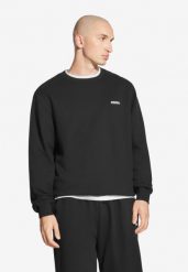 Bluza sportowa męska Prosto Subtle Logo bez kaptura. Czarne bluzy sportowe męskie Prosto., bez wzorów, z bawełny, klasyczne, bez kołnierzyka, bez ramiączek. Za 169.99 zł.
