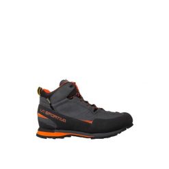 Buty trekkingowe męskie Boulder X Mid. Brązowe buty trekkingowe męskie La Sportiva, z gore-texu, bez zapięcia, trekkingowe, gore-tex. Za 846.84 zł.
