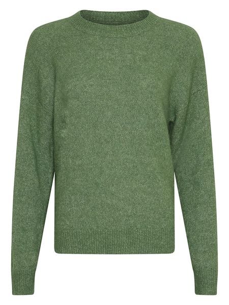 MOSS COPENHAGEN Sweter w kolorze zielonym rozmiar: XS/S. Zielone swetry klasyczne damskie MOSS COPENHAGEN, s, bez kołnierzyka. Za 144.24 zł.