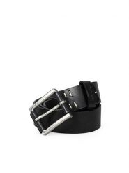 Pepe Jeans Pasek "Lenny" | PM020986 | Lenny Belt | Mężczyzna | Czarny. Czarne paski męskie Pepe Jeans, bez wzorów, z jeansu. W wyprzedaży za 139.00 zł.