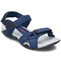 Buty do chodzenia męskie CMP Hamal Hiking. Niebieskie buty trekkingowe męskie CMP, z materiału, bez zapięcia, trekkingowe. Za 159.99 zł.