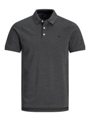 Jack & Jones Koszulka polo "Paulos" w kolorze ciemnoszarym rozmiar: S. Szare koszulki polo męskie Jack & Jones, s, bez wzorów, z bawełny, bez ramiączek. Za 81.45 zł.