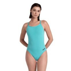 Strój kąpielowy damski jednoczęściowy pływacki na basen Arena Team. Niebieskie stroje jednoczęściowe damskie Arena, s, bez wzorów. Za 169.90 zł.