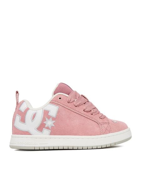 DC Shoes Sneakersy CEO-V5-10116K Różowy. Czerwone buty sportowe dziewczęce DC Shoes, bez wzorów, ze skóry, bez zapięcia. Za 199.99 zł.