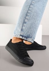 Czarne Lekkie Trampki Vices Przed Kostkę Elletri. Czarne trampki i tenisówki damskie Born2be, bez wzorów, z jeansu, przed kostkę. Za 44.99 zł.