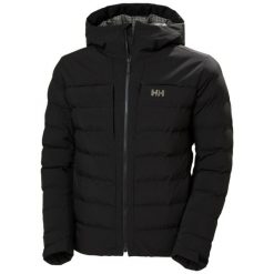 Kurtka z kapturem Helly Hansen Bossanova. Czarne kurtki męskie Helly Hansen, m, bez wzorów, z puchu, z kapturem, narciarskie. W wyprzedaży za 1,268.05 zł.