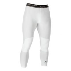 Legginsy kompresyjne 3/4 z dwuwarstwowym wsparciem kolan McDavid. Białe spodnie sportowe męskie MCDAVID. Za 289.00 zł.