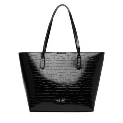 Torebka Nine West. Czarne torebki klasyczne damskie Nine West, bez wzorów, bez dodatków. Za 279.99 zł.