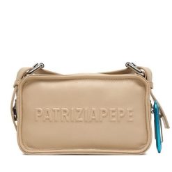 Torebka Patrizia Pepe. Brązowe listonoszki damskie Patrizia Pepe, bez wzorów, bez dodatków. Za 1,159.00 zł.
