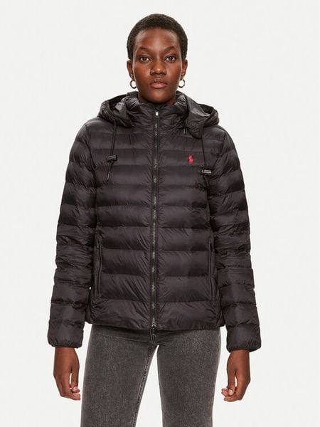 Polo Ralph Lauren Kurtka zimowa 211958932002 Czarny Relaxed Fit. Czarne kurtki damskie Polo Ralph Lauren, na zimę, s, bez wzorów, z syntetyku, bez kaptura. Za 1,439.00 zł.