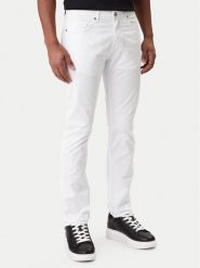 KARL LAGERFELD Jeansy 265501 561805 Biały Slim Fit. Białe jeansy męskie Karl Lagerfeld. Za 579.99 zł.