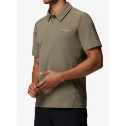 Koszulka polo męska Columbia Diamond Peak Pro Polo. Zielone koszulki polo męskie Columbia, m, bez wzorów, bez ramiączek. Za 260.69 zł.