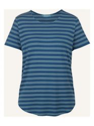 Finside Koszulka "Mekkoli" w kolorze niebieskim rozmiar: 36. Niebieskie bluzki damskie finside, bez wzorów, bez kołnierzyka, bez ramiączek. Za 91.77 zł.