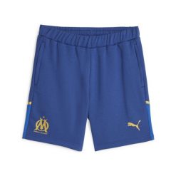 Spodenki om casuals 2023/24. Białe szorty męskie Puma, z bawełny, bez kołnierzyka. Za 181.40 zł.