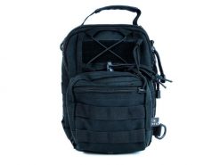 Torba na ramię uniwersalna. Czarne torebki klasyczne damskie MFH MAX FUCHS, z aplikacjami, z materiału, bez dodatków. Za 115.99 zł.