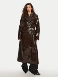 Herskind Płaszcz wełniany Ultra 5379149 Brązowy Regular Fit. Brązowe płaszcze damskie Herskind, na zimę, bez wzorów, z syntetyku. Za 5,079.00 zł.