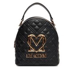 Plecak LOVE MOSCHINO. Czarne plecaki damskie Love Moschino, bez wzorów. Za 799.99 zł.