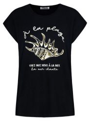 Sublevel Koszulka w kolorze czarnym rozmiar: M. Czarne bluzki damskie Sublevel, m, bez wzorów, bez kołnierzyka, bez ramiączek. Za 60.99 zł.