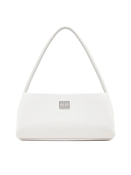 Tommy Jeans Torebka Tjw American Cool Shoulder Bag AW0AW17295 Biały. Białe torebki klasyczne damskie Tommy Jeans, bez wzorów, z jeansu, bez dodatków. Za 249.99 zł.
