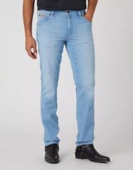 WRANGLER TEXAS SLIM MĘSKIE SPODNIE JEANSOWE JEANSY SPOT LITE W12SXPZ87 112330698. Jeansy męskie Wrangler. Za 239.99 zł.