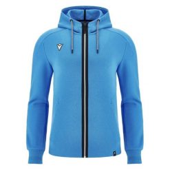 Bluza z kapturem z pełnym zamkiem błyskawicznym Macron Rhodos. Niebieskie bluzy z kapturem męskie Macron, m. Za 303.15 zł.