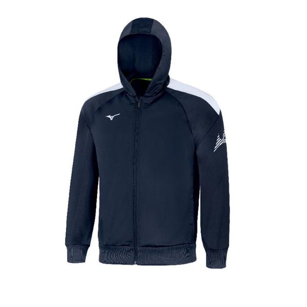 Kurtka z dresu Mizuno Team RB. Niebieskie kurtki treningowe męskie Mizuno, l, bez wzorów, z dresówki, na fitness i siłownię. Za 197.80 zł.