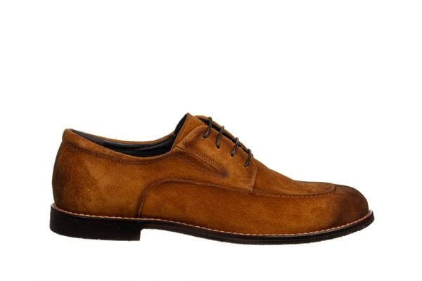 Półbuty Brooman B463-G2-WX08 Tan 104254, Brązowy, Skóra naturalna - 45. Brązowe półbuty męskie Brooman, ze skóry, bez zapięcia. W wyprzedaży za 449.10 zł.