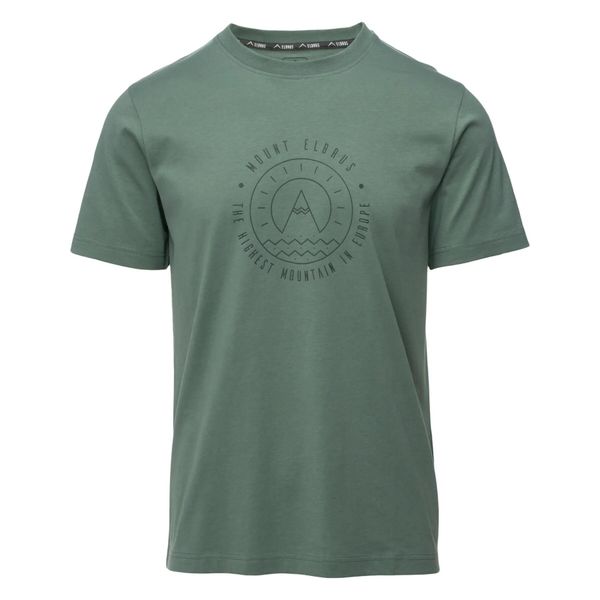 T-shirt Elbrus Enkelhet. Zielone t-shirty męskie ELBRUS, l, bez wzorów, z bawełny, bez kołnierzyka. Za 91.88 zł.